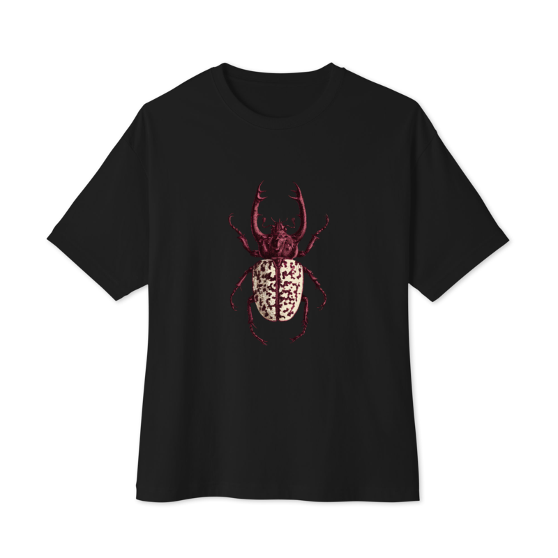 Stag Beetle Unisex Oversized Boxy Tee