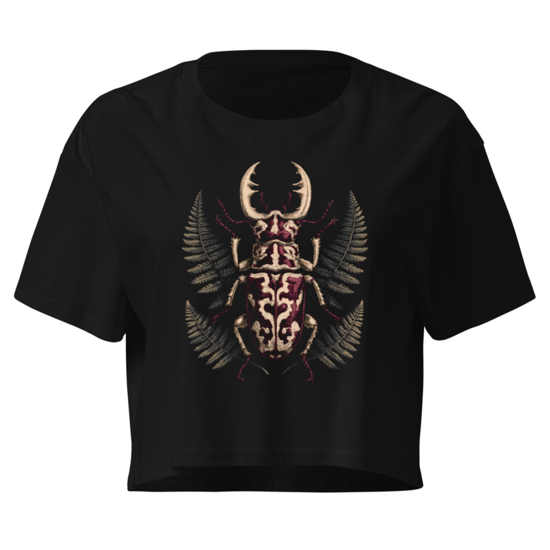 Stag Beetle Women's Crop Tee