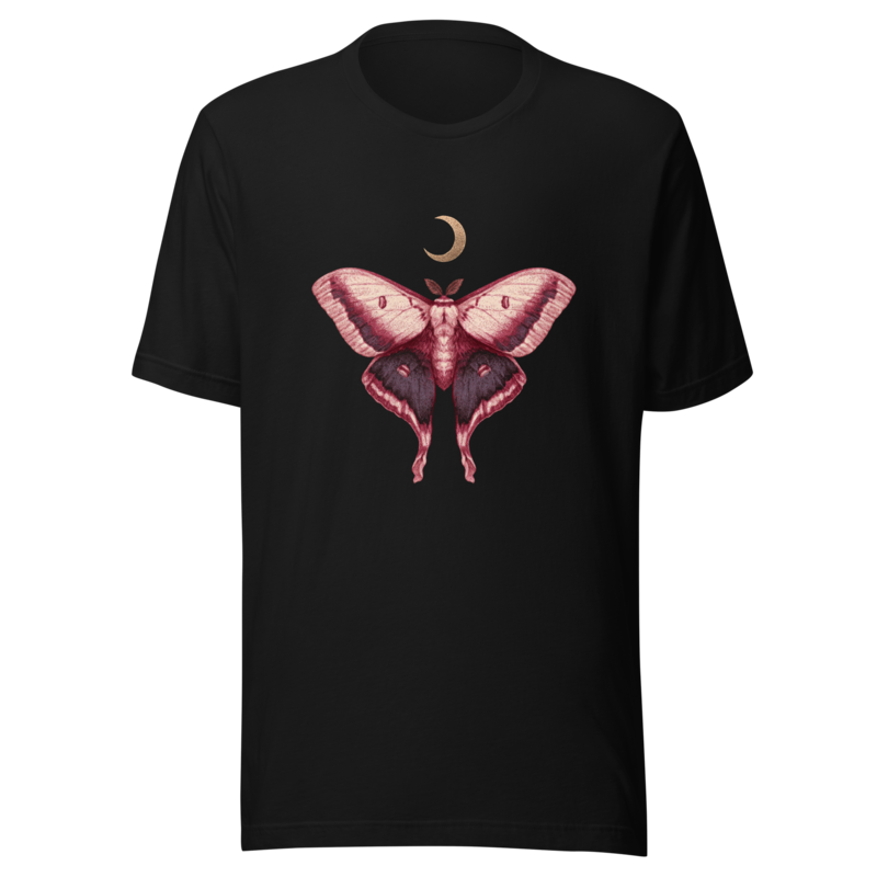Moth and Moon Unisex Staple T-Shirt