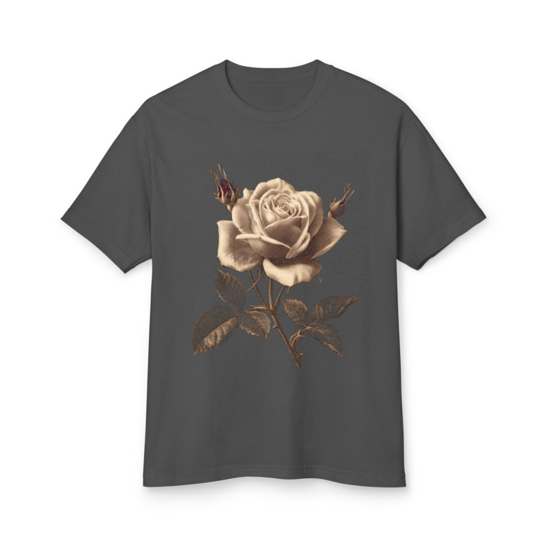 Thorned Rose Unisex Garment-Dyed Heavyweight Tee