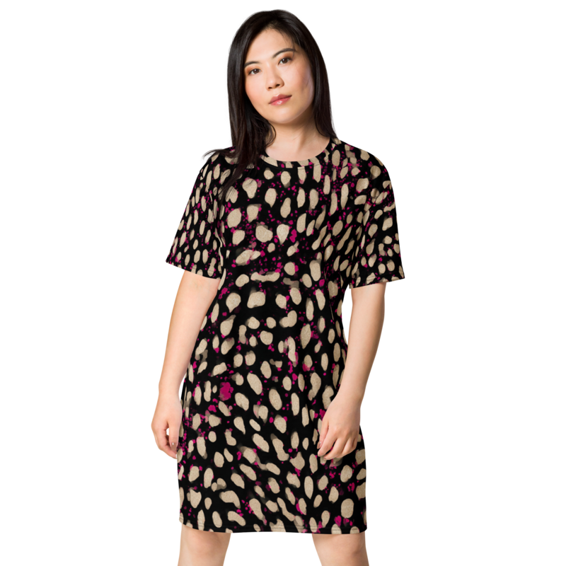 Leopard Print T-Shirt Dress