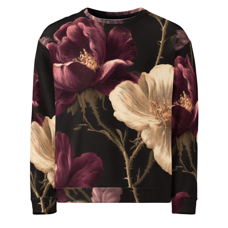 Night Bloom Floral Sweatshirt