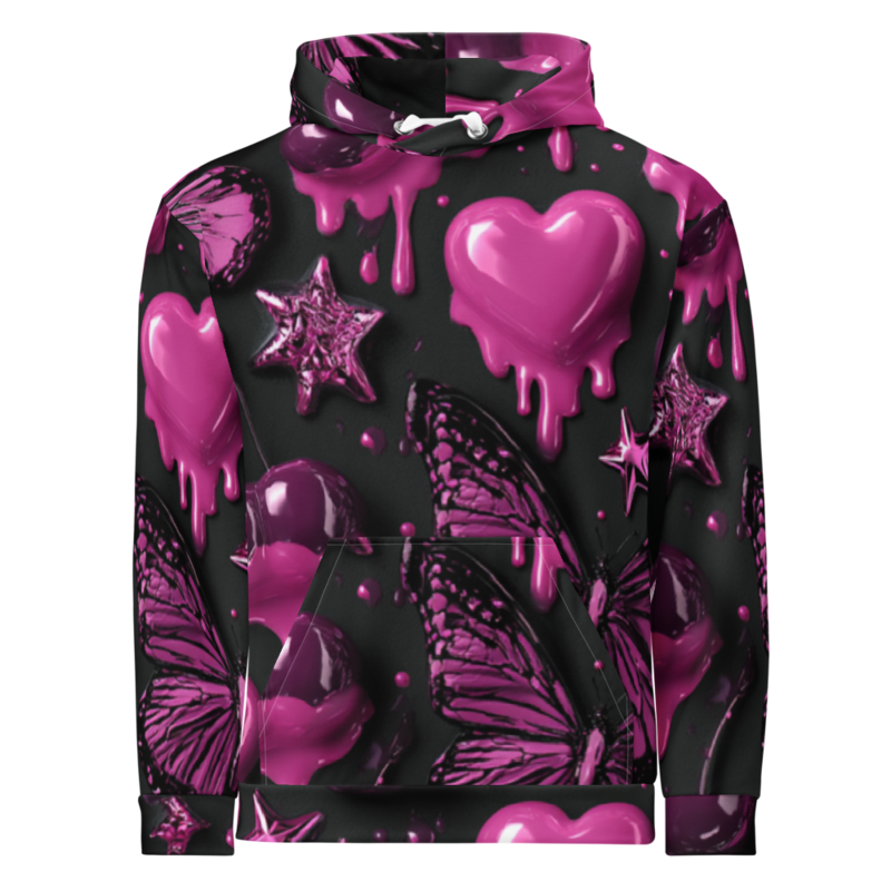 Sugar Riot All-Over Print Hoodie
