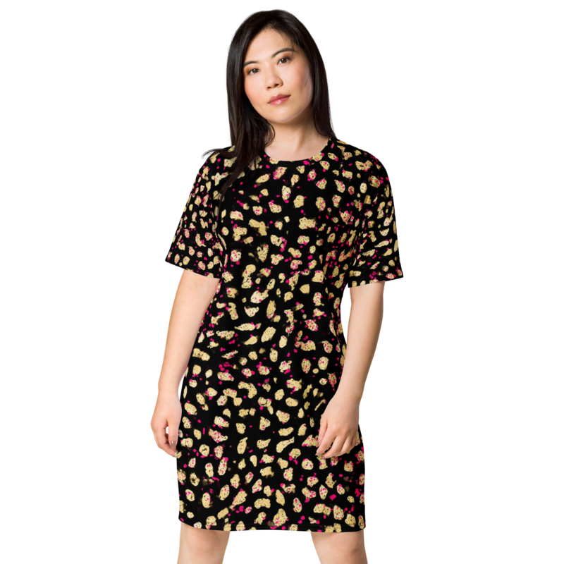 Cheetah Print T-Shirt Dress