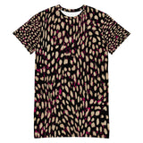 Leopard Print T-Shirt Dress