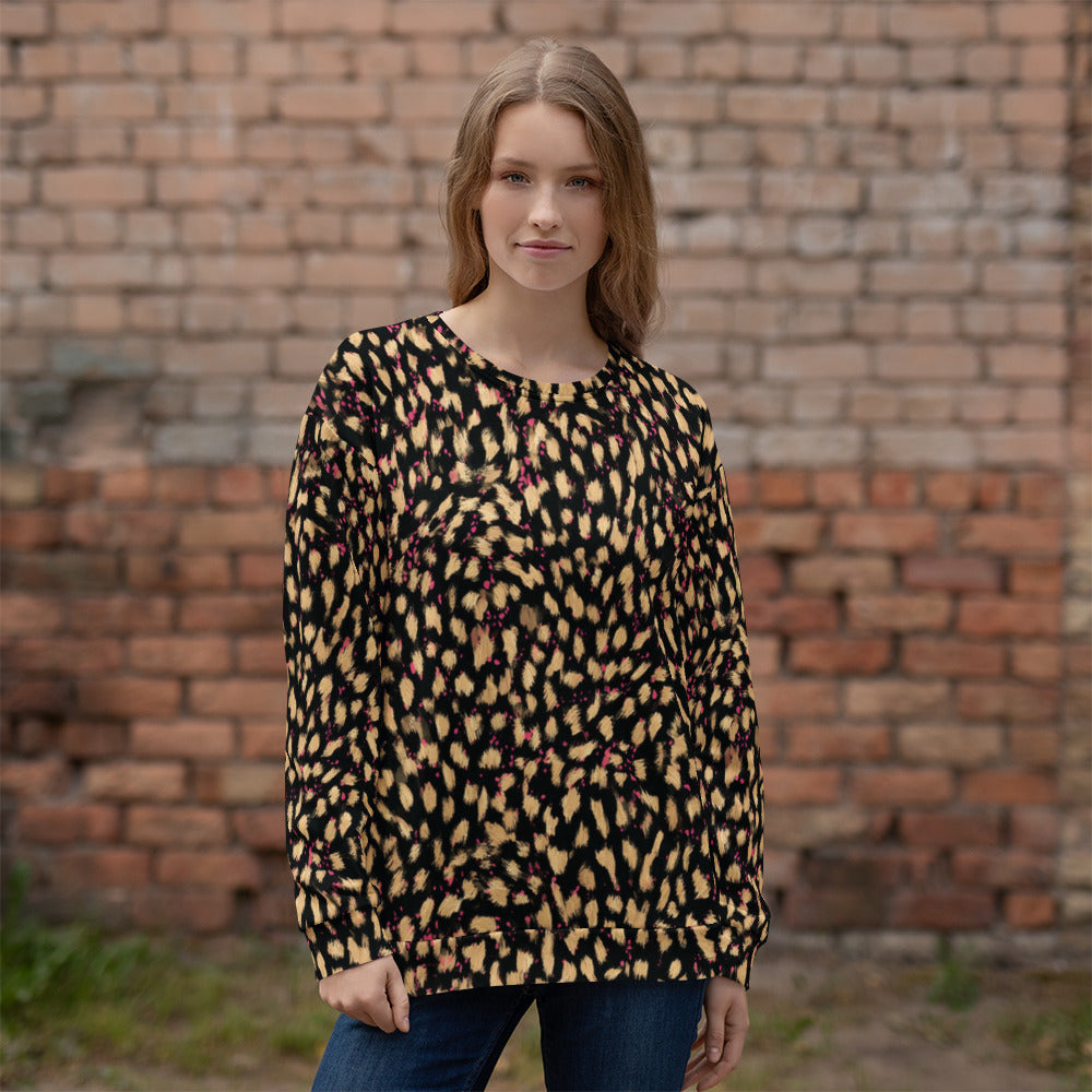 Cheetah Print Sweatshirt