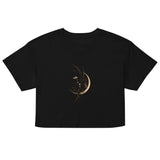 Moon and Wildflowers Women's Crop Tee