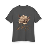 Thorned Rose Unisex Garment-Dyed Heavyweight Tee