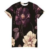 Night Bloom Floral T-Shirt Dress