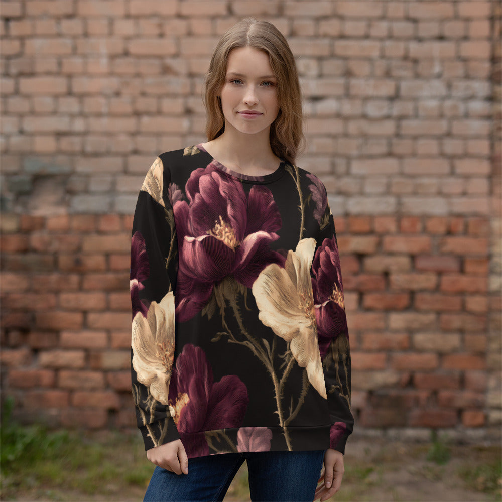 Night Bloom Floral Sweatshirt