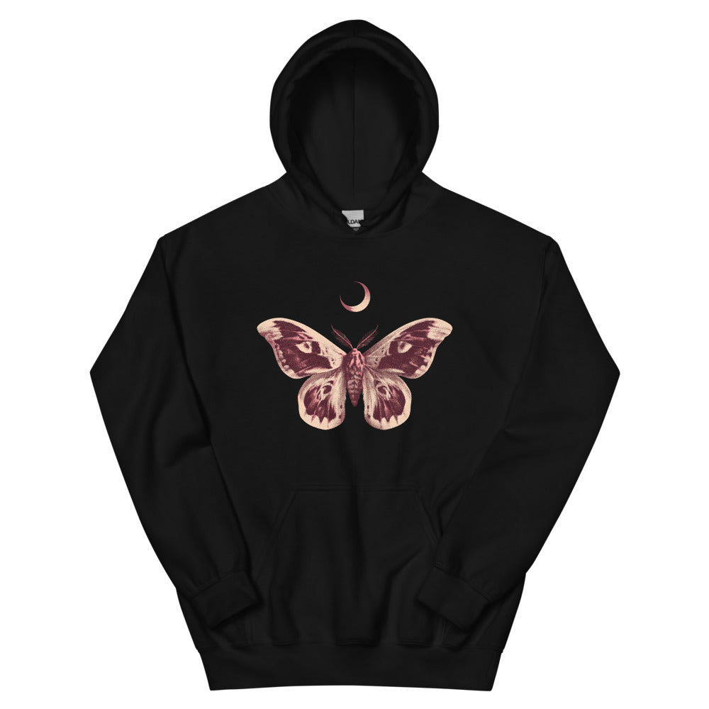 Moth and Moon Unisex Heavy Blend Hoodie