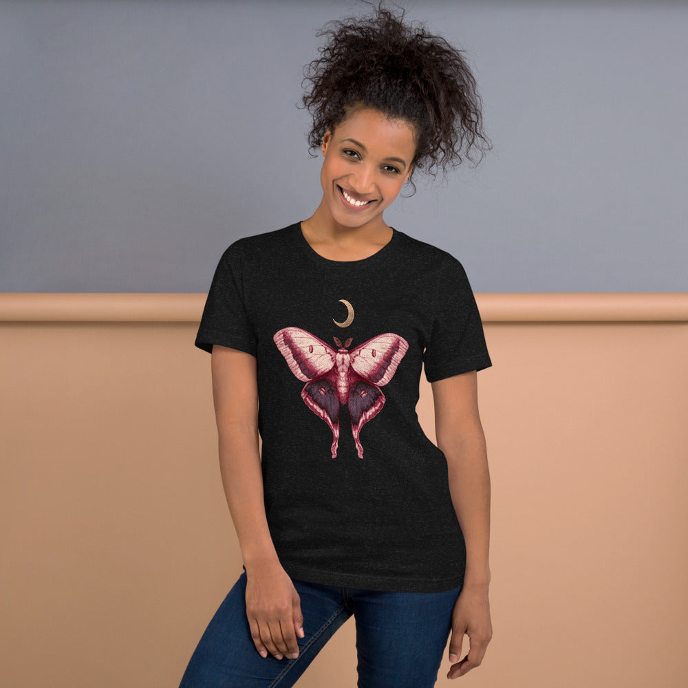 Moth and Moon Unisex Staple T-Shirt