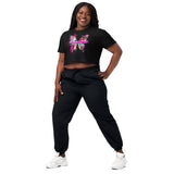 Static Butterfly Cropped Tee