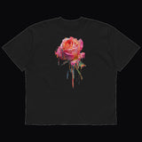 Glitch Rose Oversized Tee