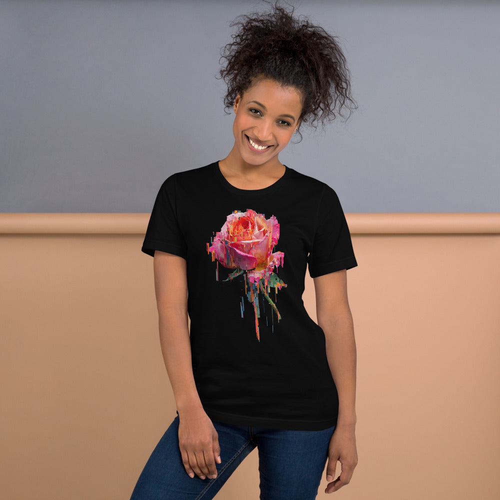 Glitch Rose Unisex Tee