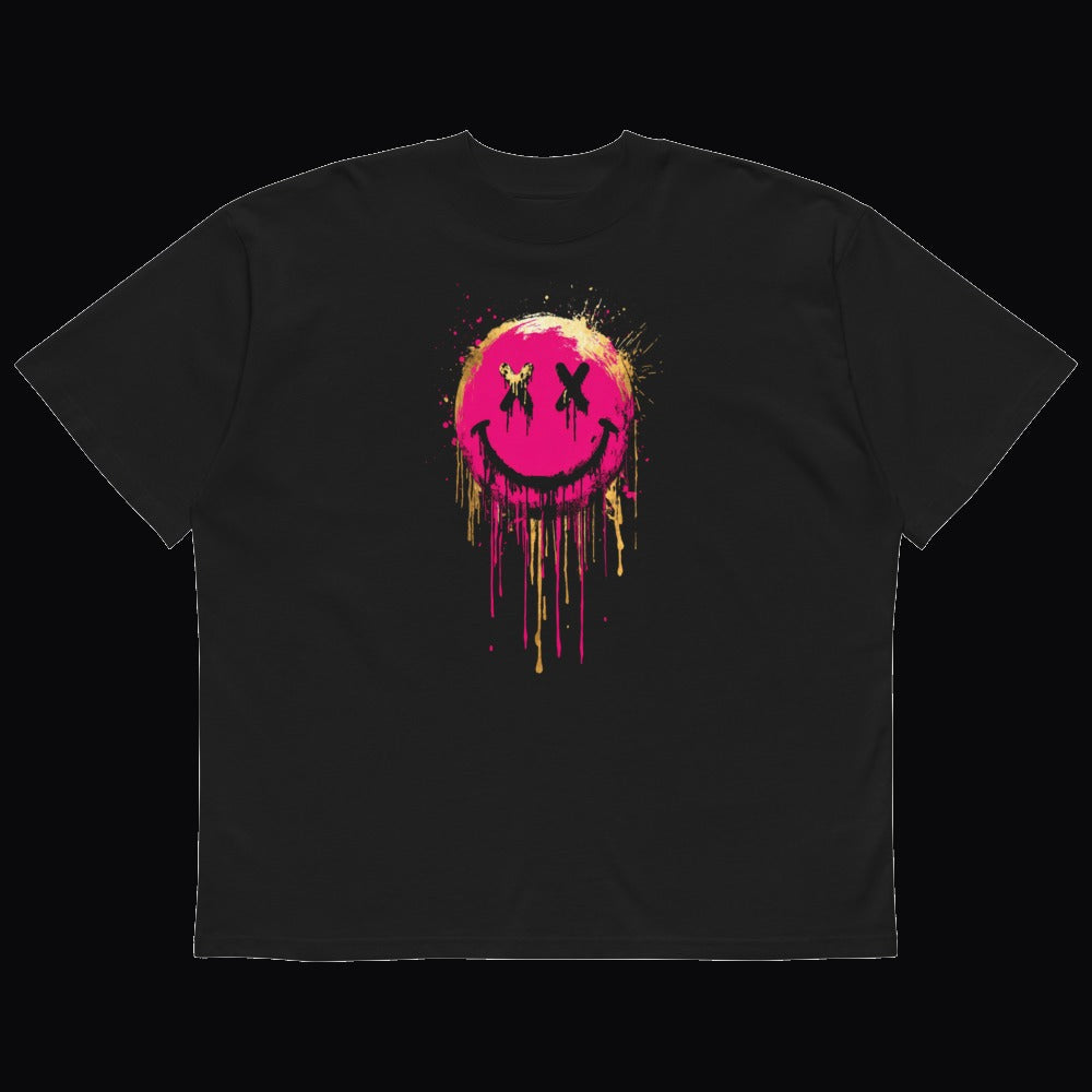 Riot Smiley Oversized Tee