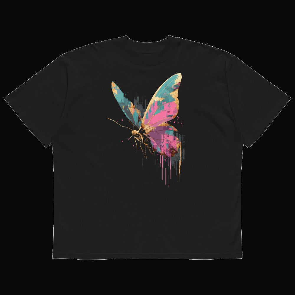 Static Butterfly Oversized Tee