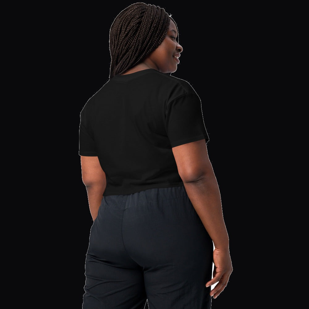 Static Butterfly Cropped Tee