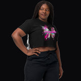 Static Butterfly Cropped Tee
